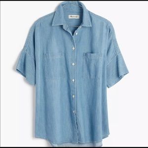 Madewell denim courier shirt